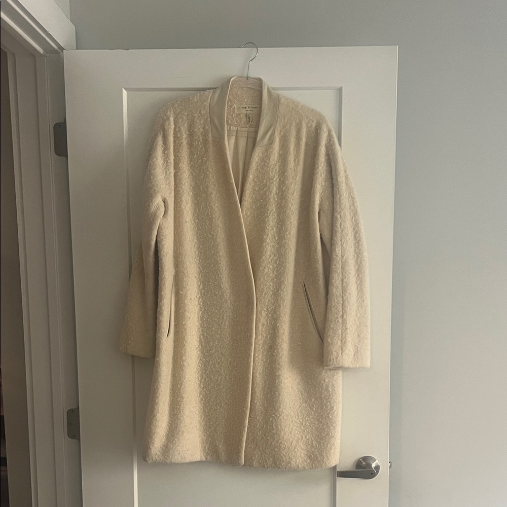 Rag & Bone Ivory Textured Jacket